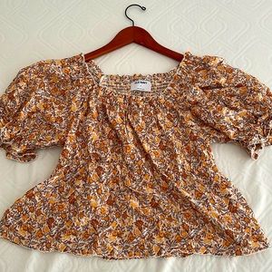 Old Navy floral top size S